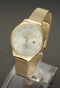 Zegarek damski na złotej bransolecie Bruno Calvani BC3125 GOLD SILVER (4).jpg